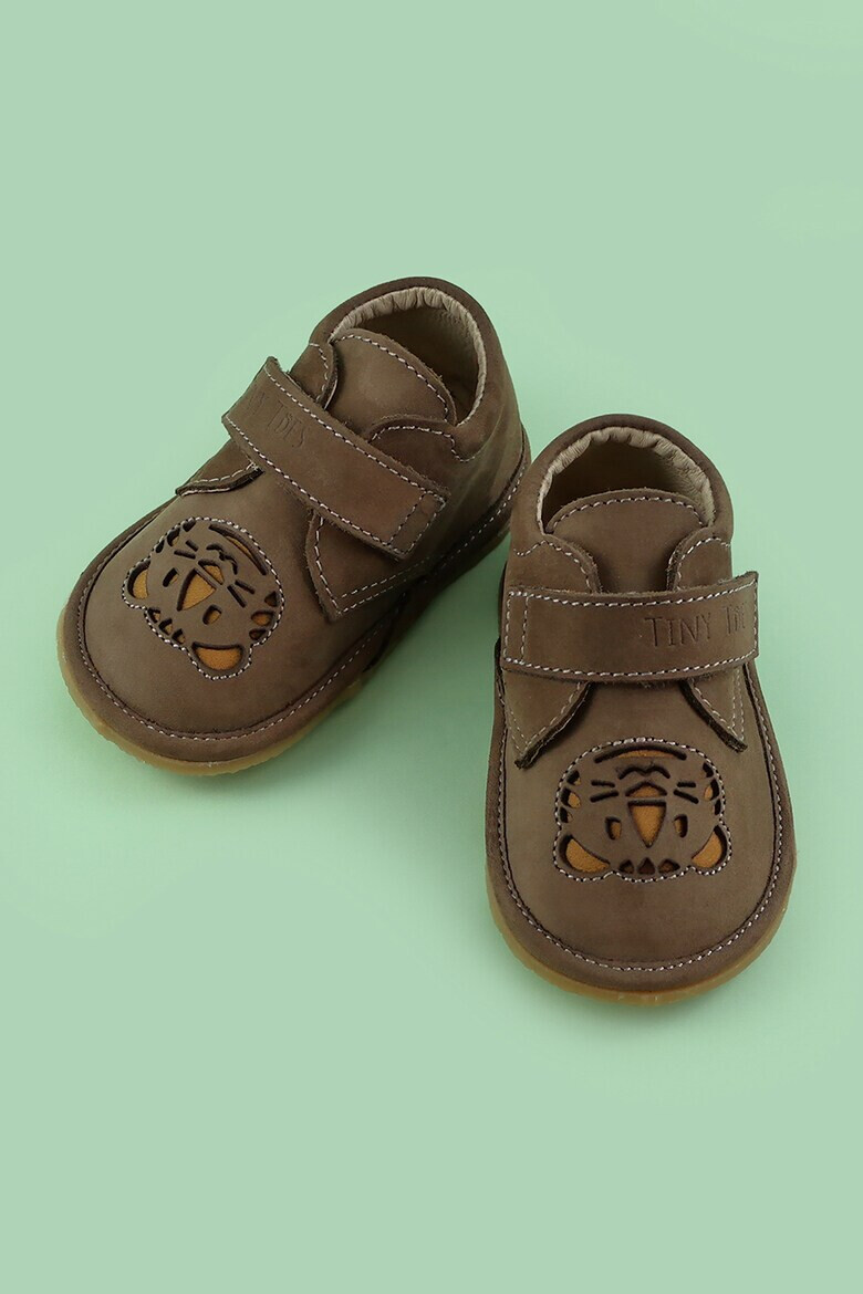 TINY TOES Кожени обувки с велкро - Pepit.bg