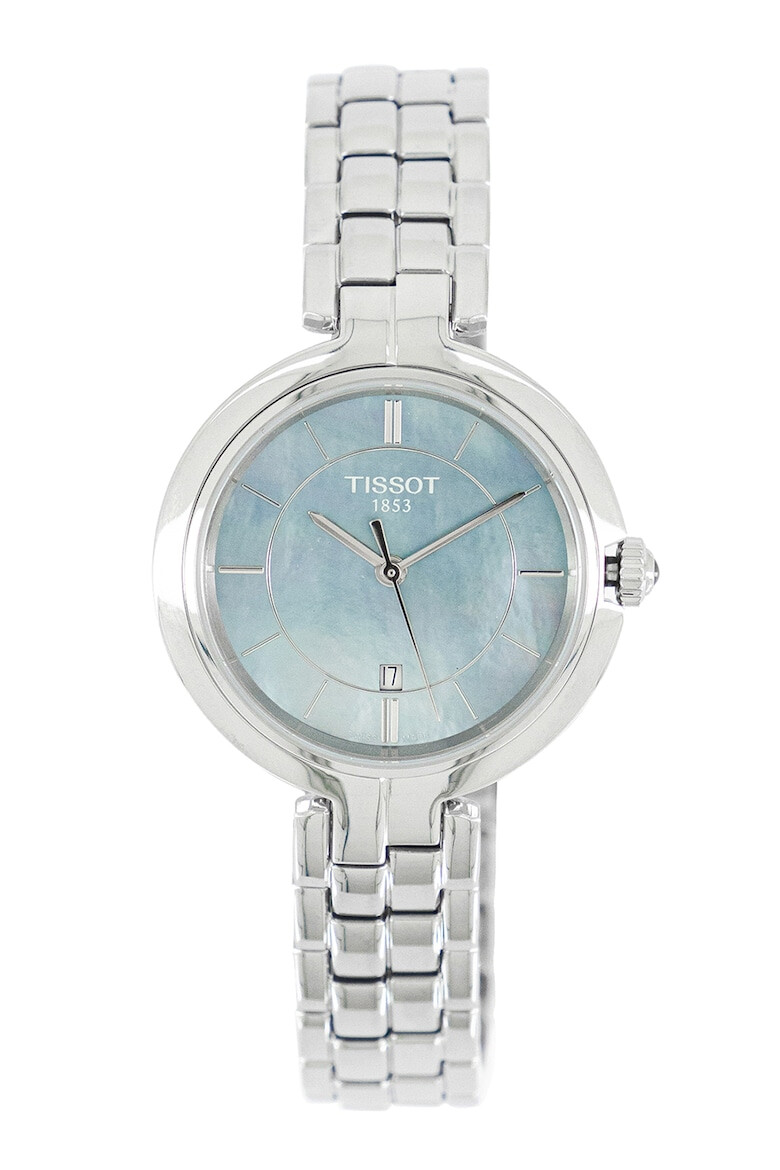 Tissot Часовник от неръждаема стомана с три стрелки - Pepit.bg