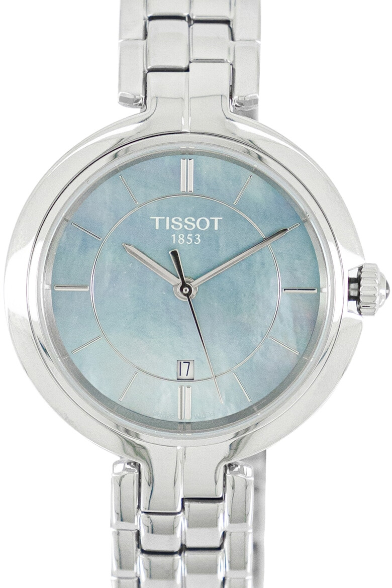 Tissot Часовник от неръждаема стомана с три стрелки - Pepit.bg