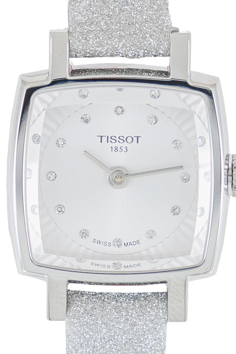 Tissot Часовник с 12 диаманта на циферблата и сменяеми каишки - Pepit.bg