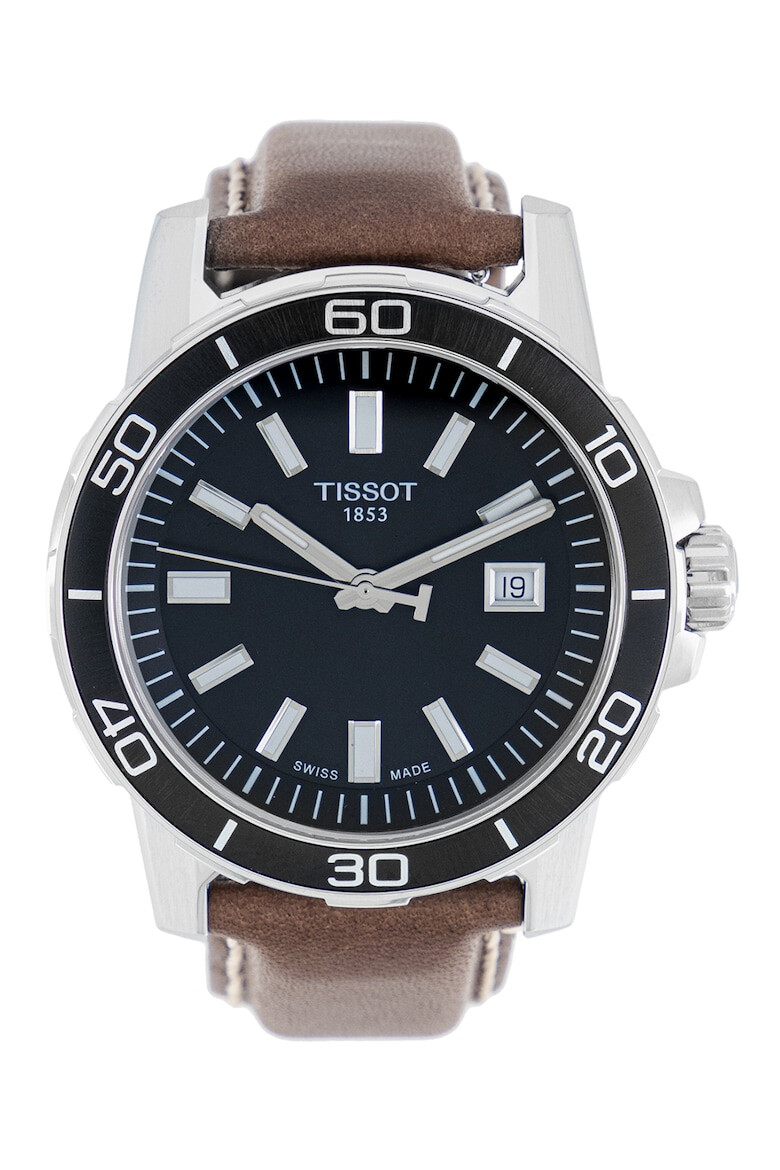 Tissot Часовник с кожена каишка - Pepit.bg