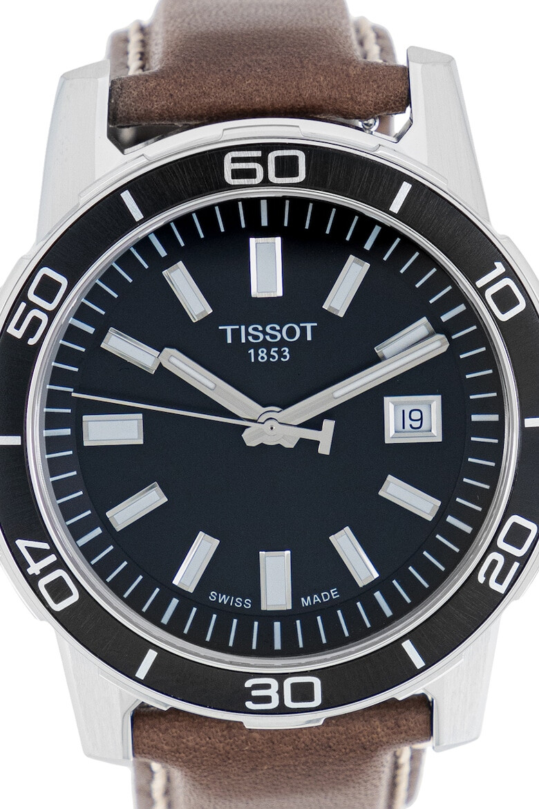 Tissot Часовник с кожена каишка - Pepit.bg