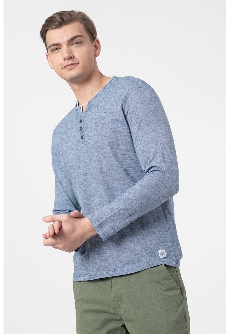 Tom Tailor Блуза с деколте Henley - Pepit.bg