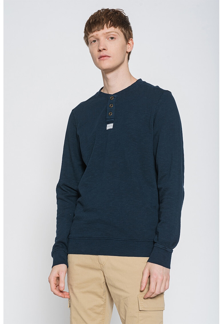 Tom Tailor Памучна блуза Henley - Pepit.bg