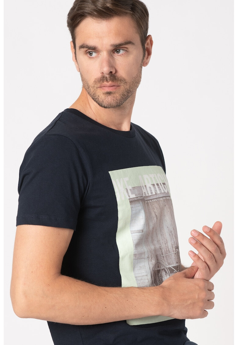 Tom Tailor Памучна тениска с фотопринт - Pepit.bg