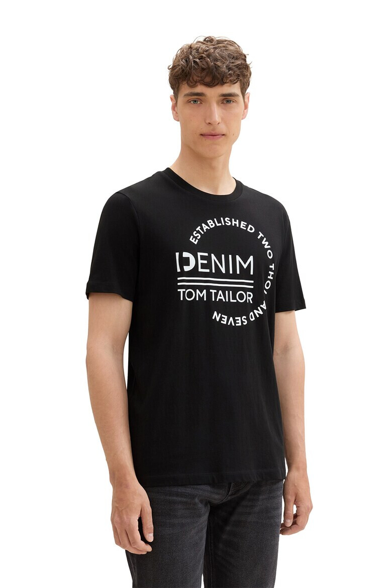 Tom Tailor Памучна тениска с лого - Pepit.bg