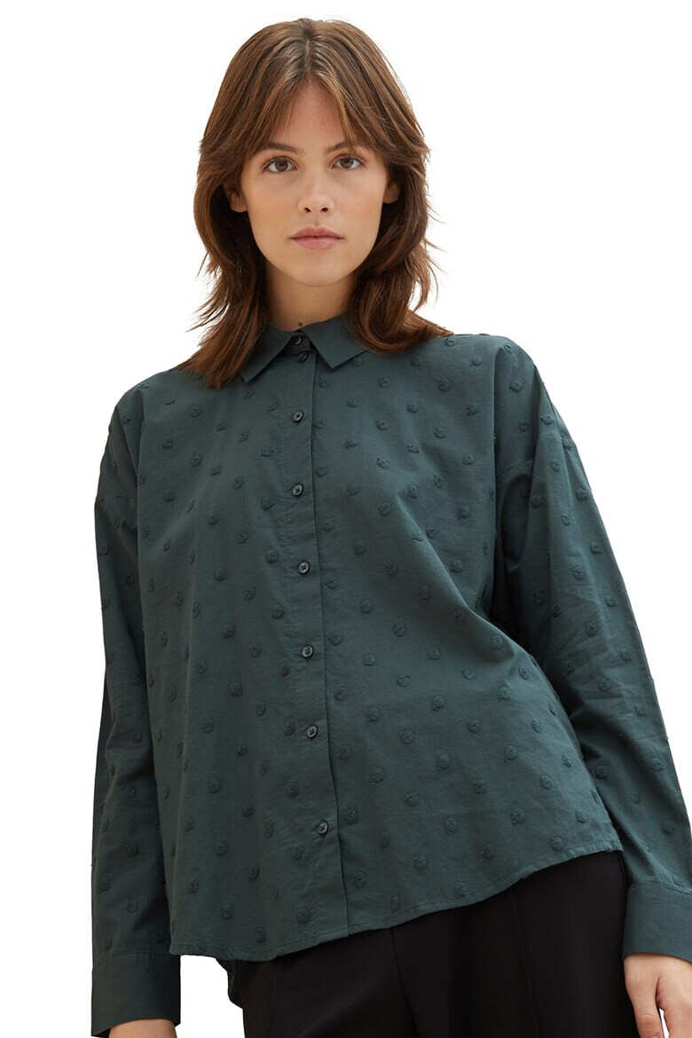 Tom Tailor Релефна риза с дълги ръкави - Pepit.bg