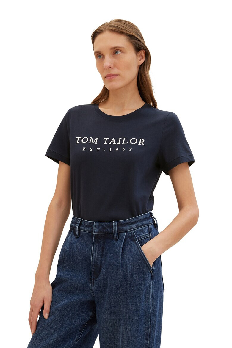 Tom Tailor Стандартна тениска с лого - Pepit.bg