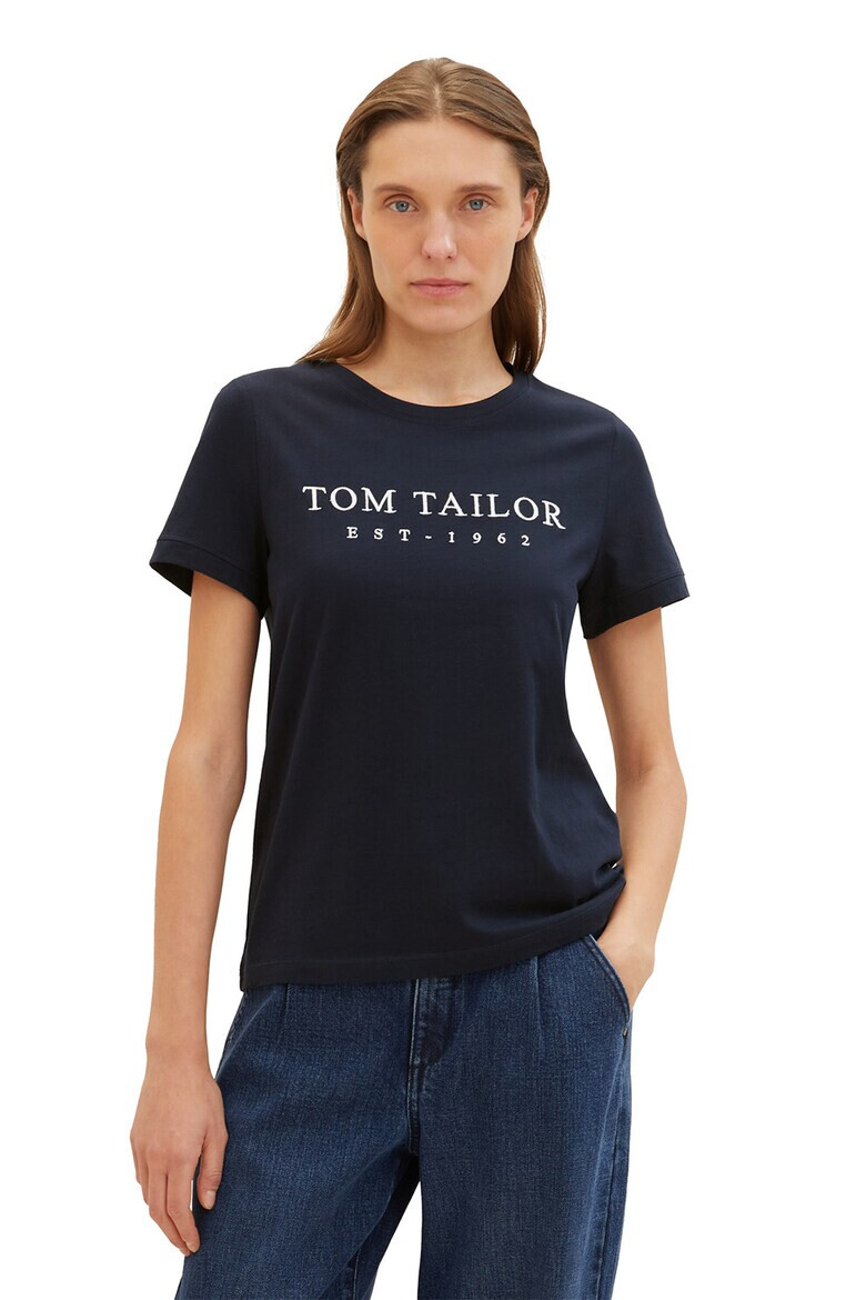 Tom Tailor Стандартна тениска с лого - Pepit.bg