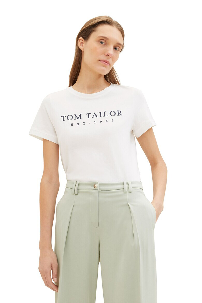 Tom Tailor Стандартна тениска с лого - Pepit.bg
