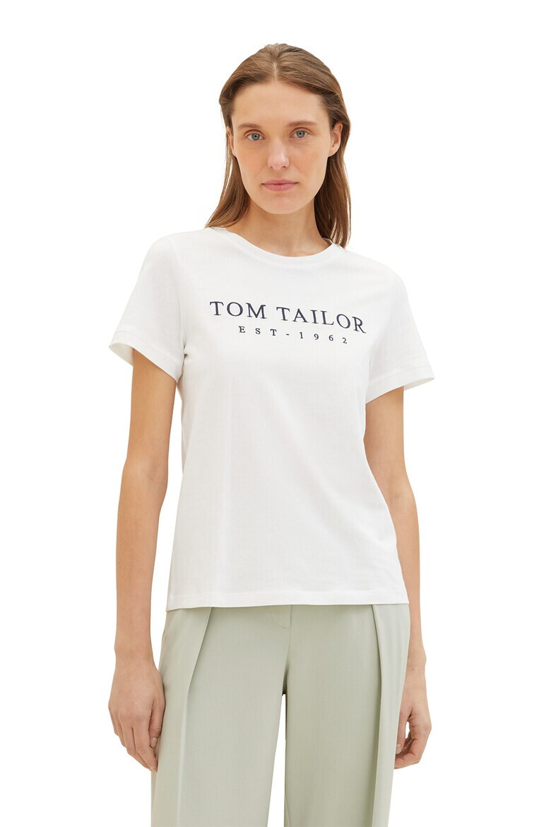 Tom Tailor Стандартна тениска с лого - Pepit.bg