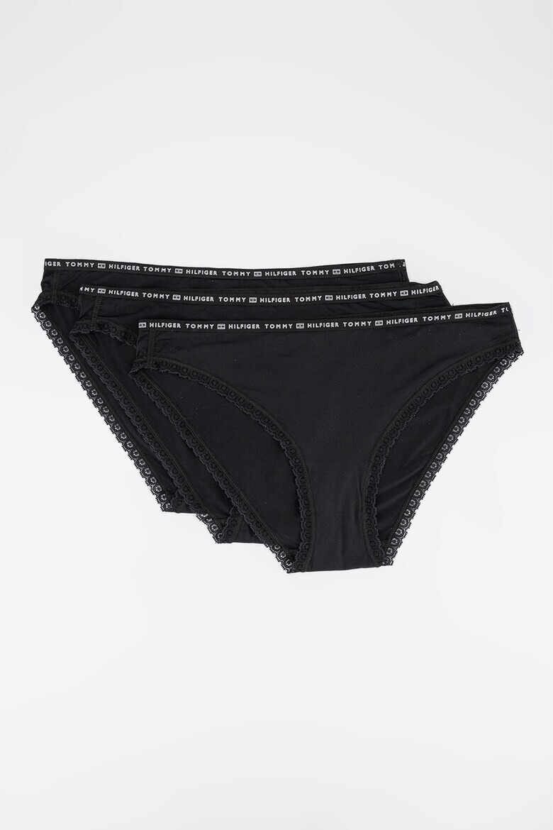 Tommy Hilfiger Бикини с дантелени краища - 3 чифта - Pepit.bg
