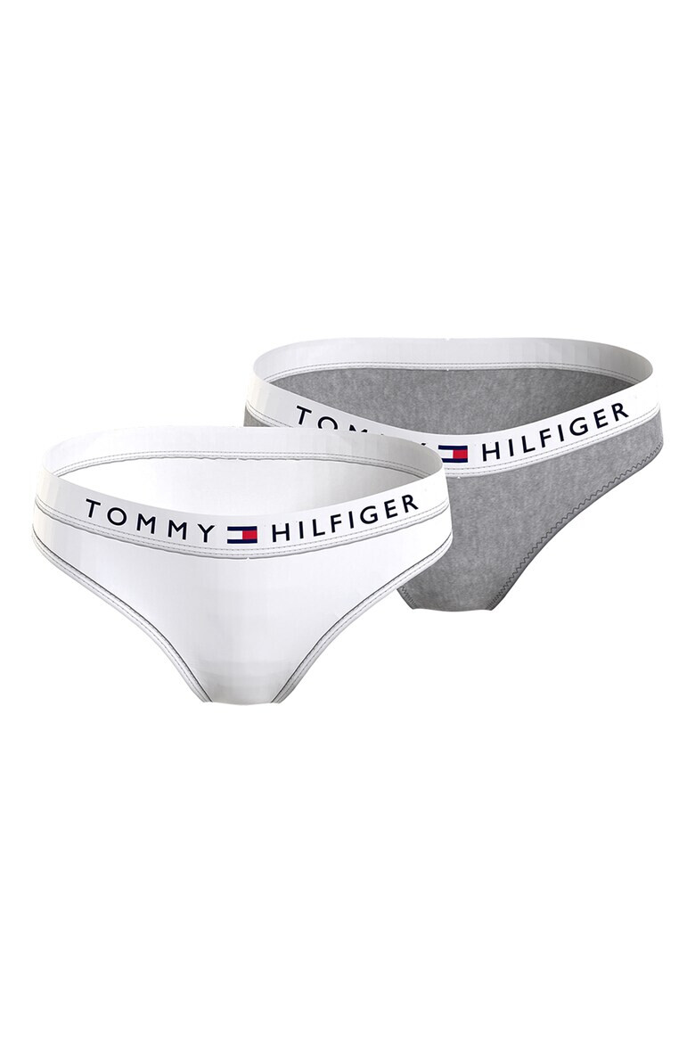 Tommy Hilfiger Бикини с еластична талия с лого - 2 чифта - Pepit.bg