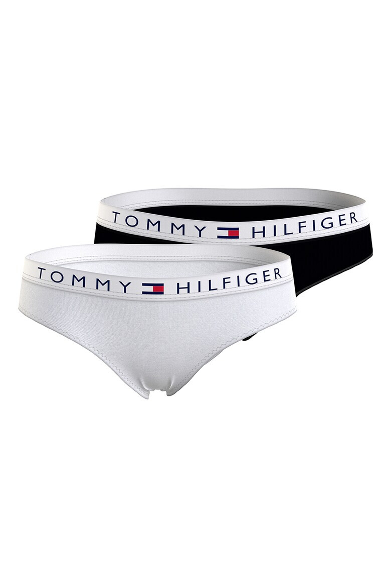 Tommy Hilfiger Бикини с еластична талия с лого - 2 чифта - Pepit.bg