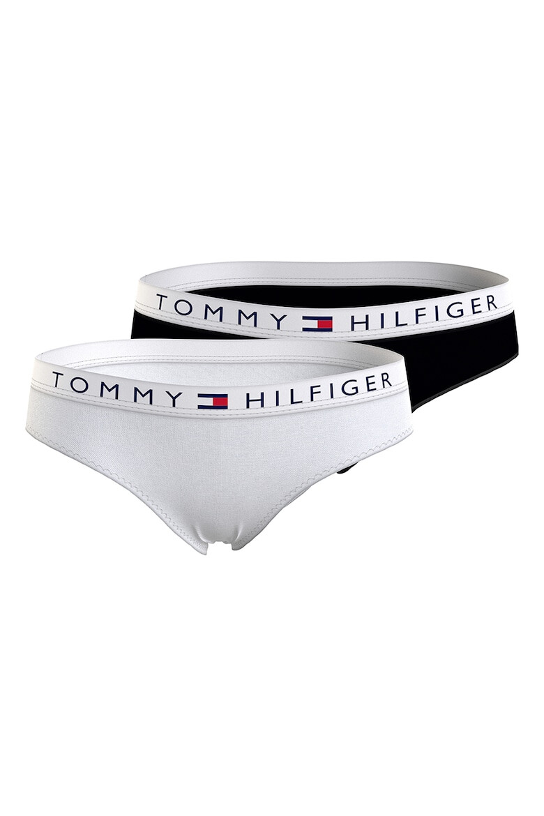 Tommy Hilfiger Бикини с еластична талия с лого - 2 чифта - Pepit.bg