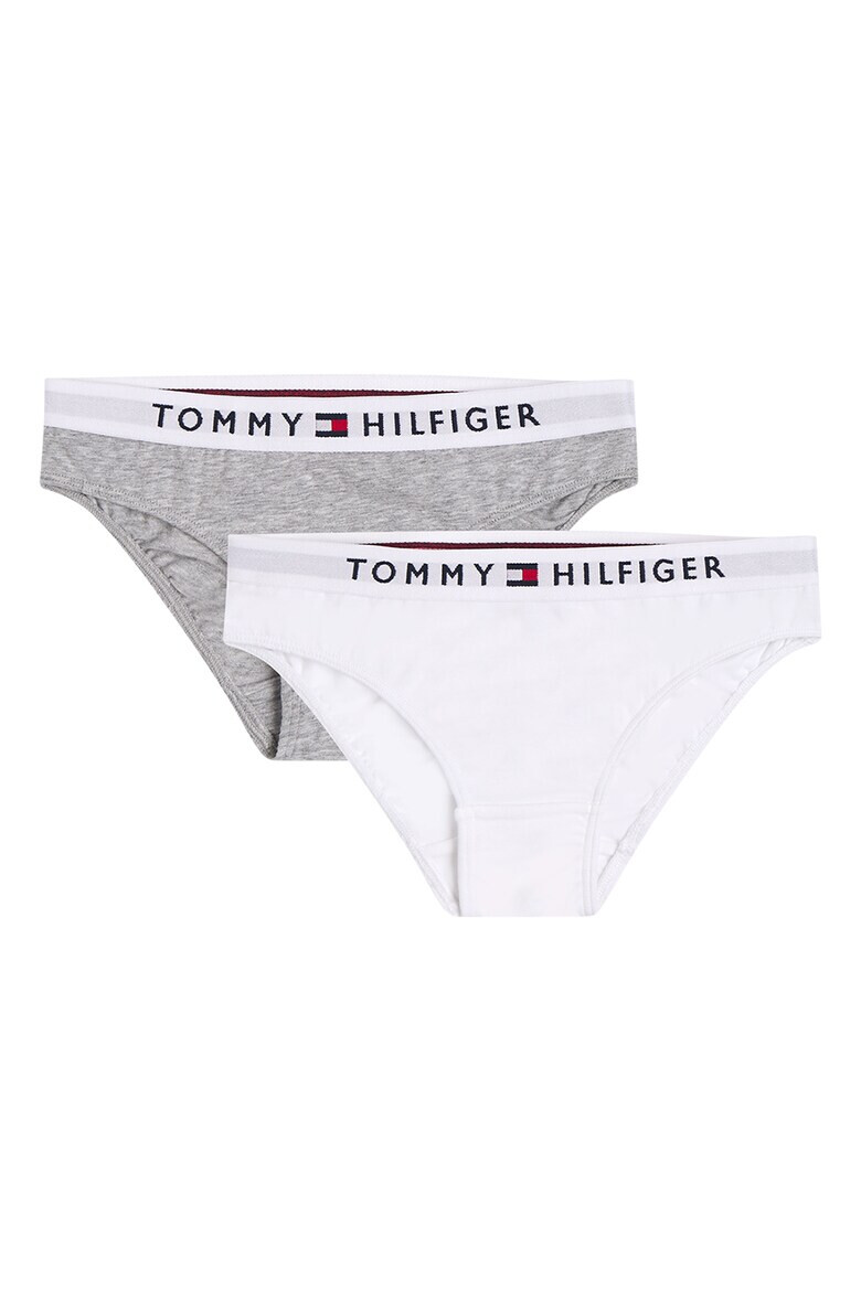 Tommy Hilfiger Бикини с еластична талия с лого - 2 чифта - Pepit.bg