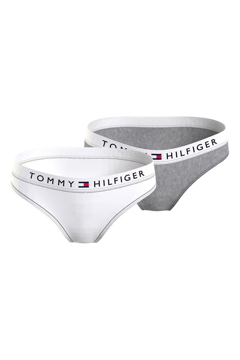 Tommy Hilfiger Бикини с еластична талия с лого - 2 чифта - Pepit.bg
