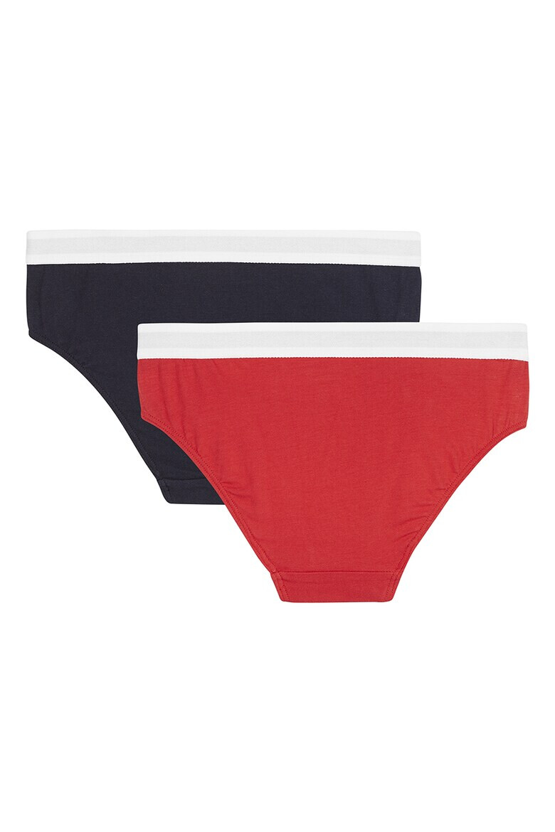 Tommy Hilfiger Бикини с еластична талия с лого - 2 чифта - Pepit.bg