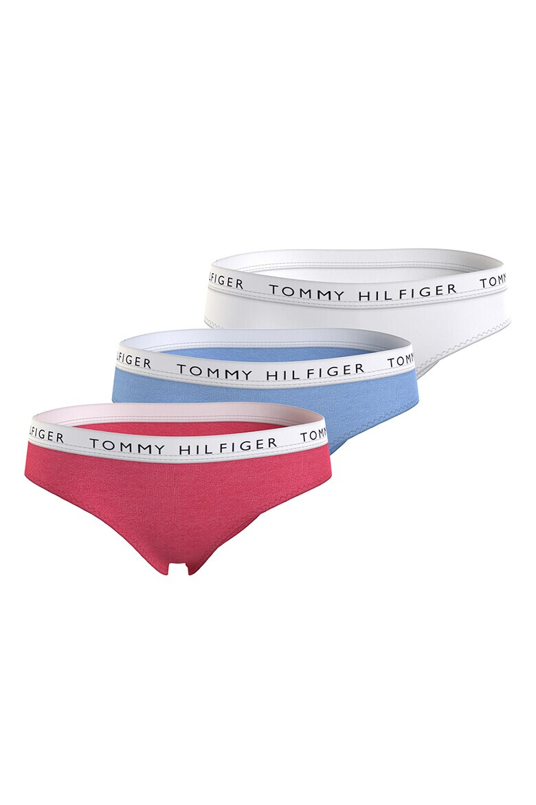 Tommy Hilfiger Бикини с лого - 3 чифта - Pepit.bg