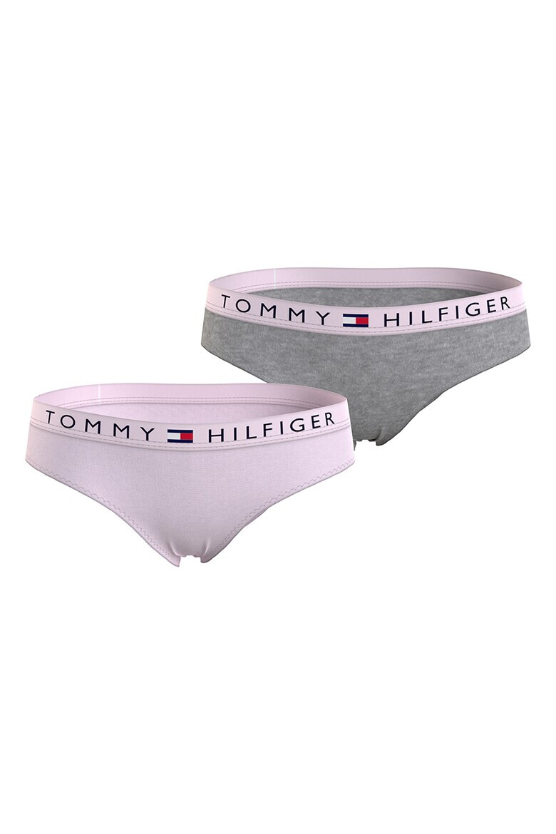 Tommy Hilfiger Бикини с лого на талията - 2 чифта - Pepit.bg