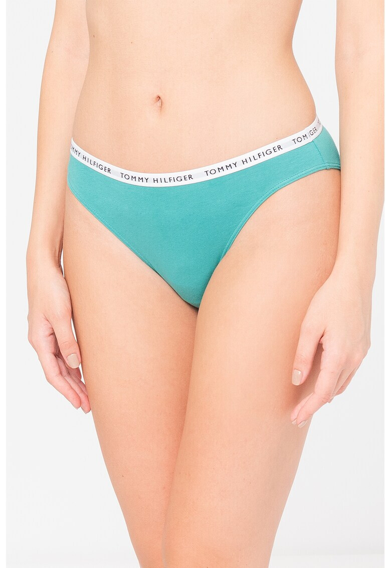 Tommy Hilfiger Бикини с памук с лого - 3 чифта - Pepit.bg
