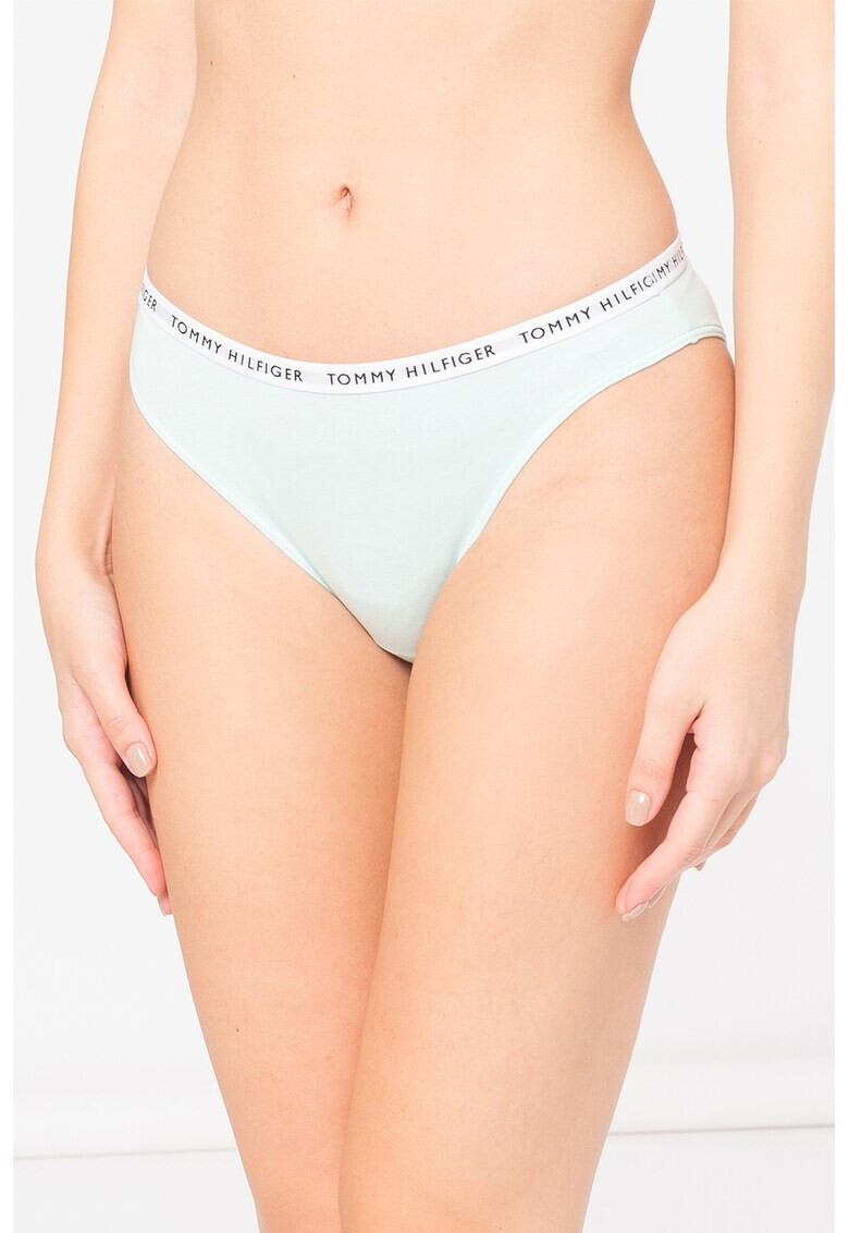 Tommy Hilfiger Бикини с памук с лого - 3 чифта - Pepit.bg