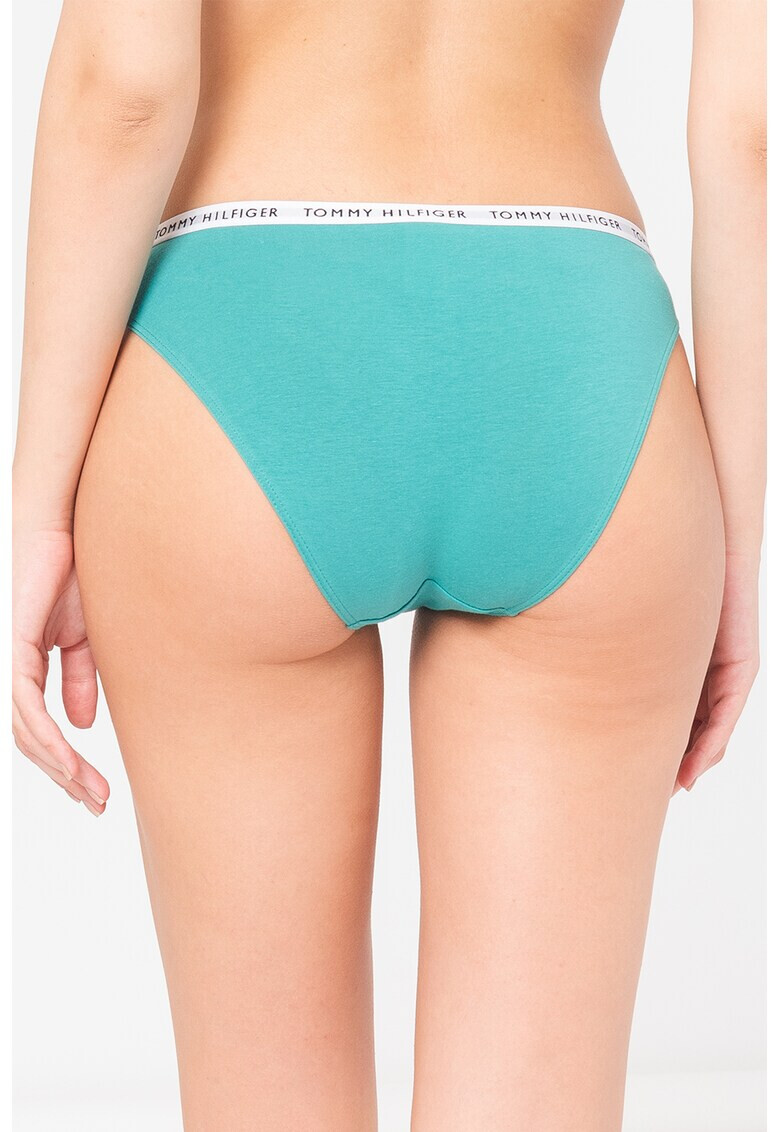 Tommy Hilfiger Бикини с памук с лого - 3 чифта - Pepit.bg