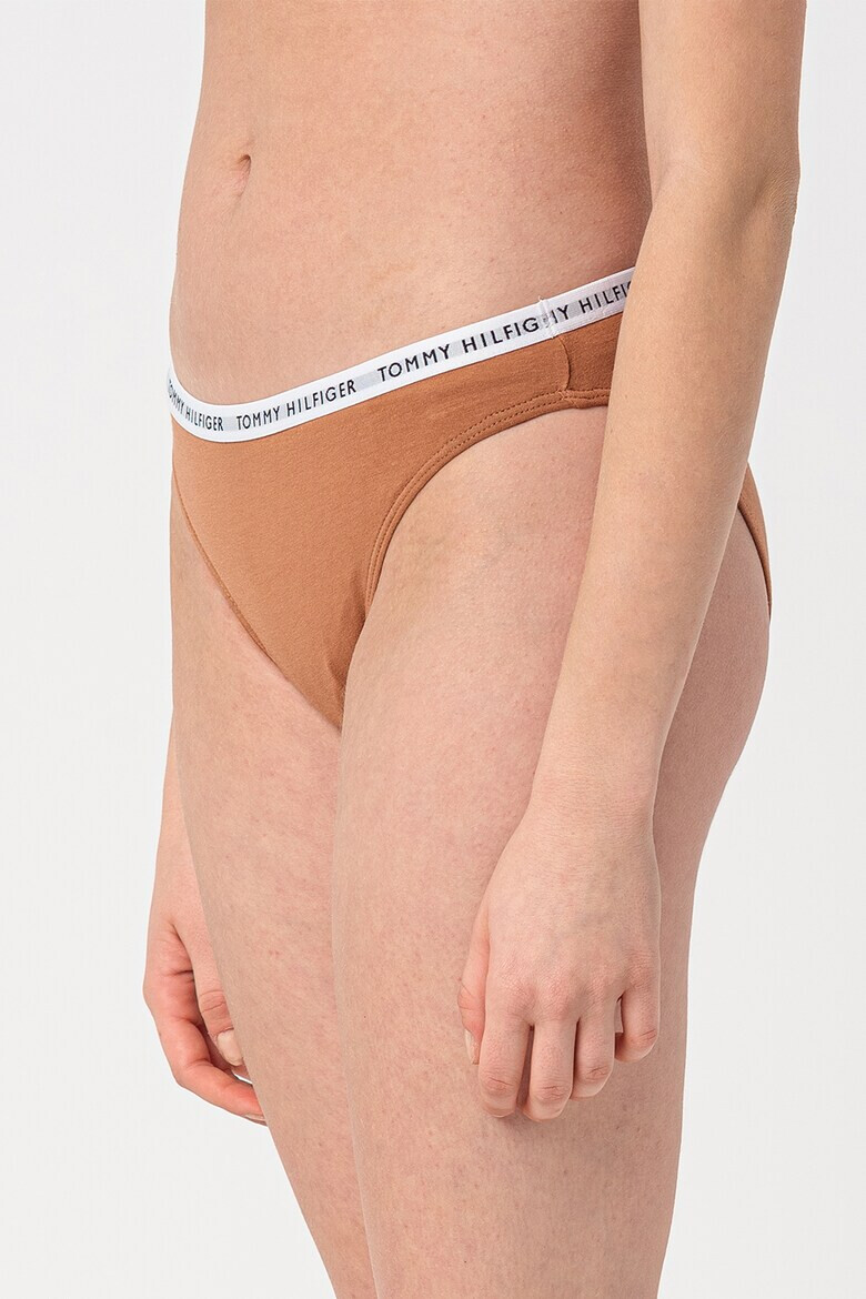 Tommy Hilfiger Бикини с памук с лого - 3 чифта - Pepit.bg