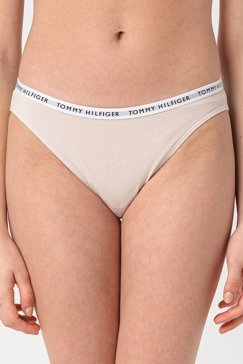Tommy Hilfiger Бикини с памук с лого - 3 чифта - Pepit.bg