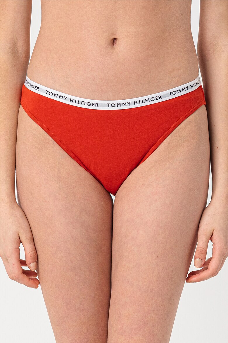 Tommy Hilfiger Бикини с памук с лого - 3 чифта - Pepit.bg