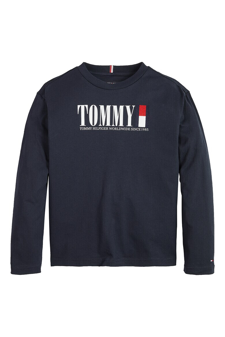 Tommy Hilfiger Блуза от органичен памук с лого - Pepit.bg