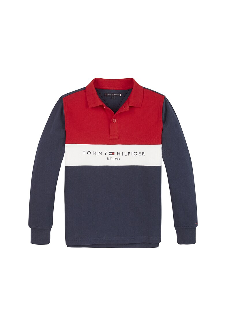 Tommy Hilfiger Блуза от органичен памук с яка - Pepit.bg