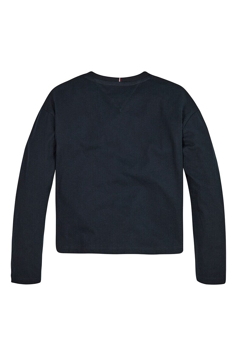 Tommy Hilfiger Блуза с овално деколте и лого - Pepit.bg
