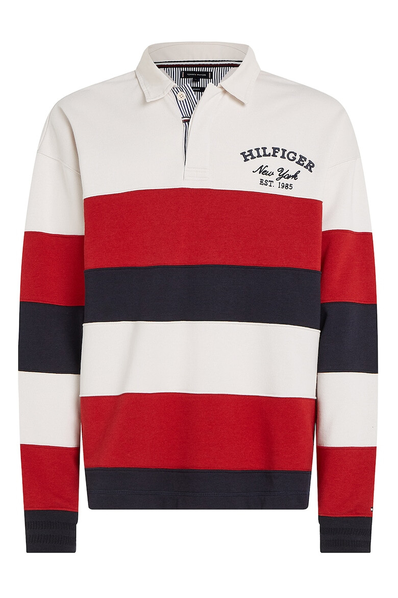 Tommy Hilfiger Блуза с цветен блок и яка - Pepit.bg