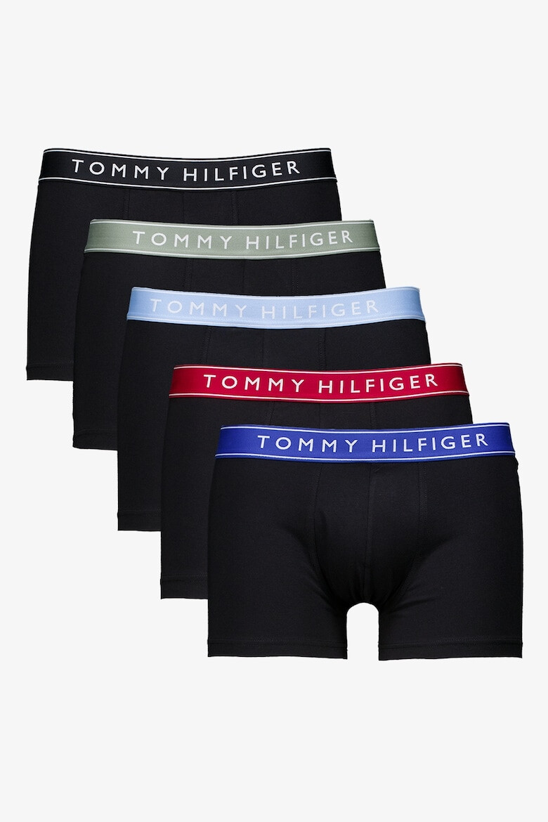 Tommy Hilfiger Боксерки с лого - 5 чифта - Черен - Pepit.bg