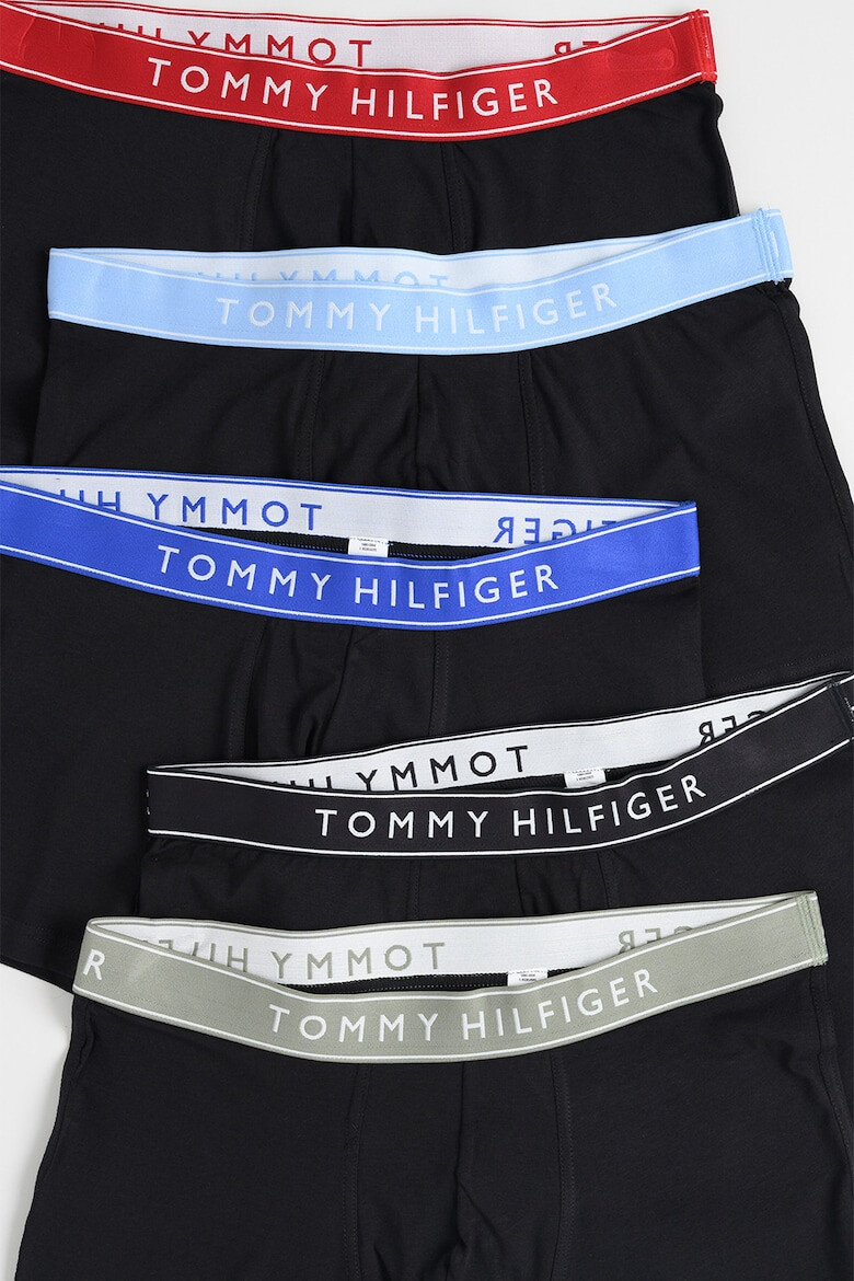 Tommy Hilfiger Боксерки с лого - 5 чифта - Черен - Pepit.bg