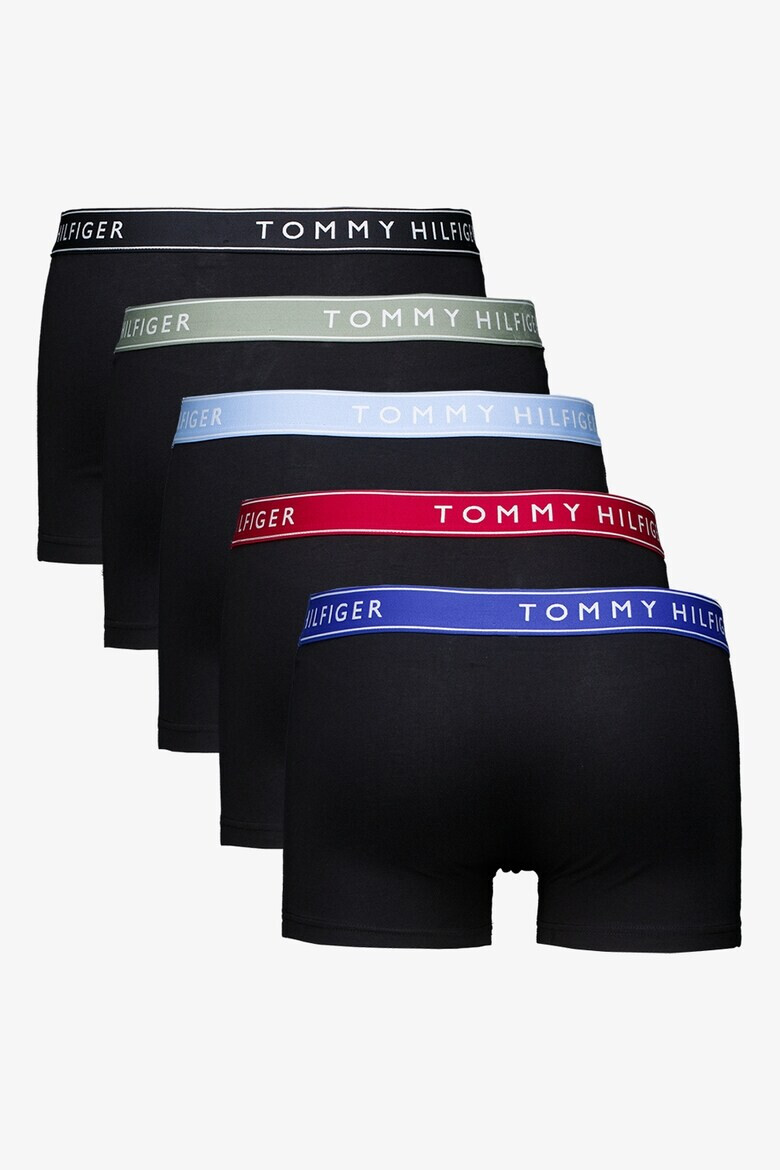 Tommy Hilfiger Боксерки с лого - 5 чифта - Черен - Pepit.bg
