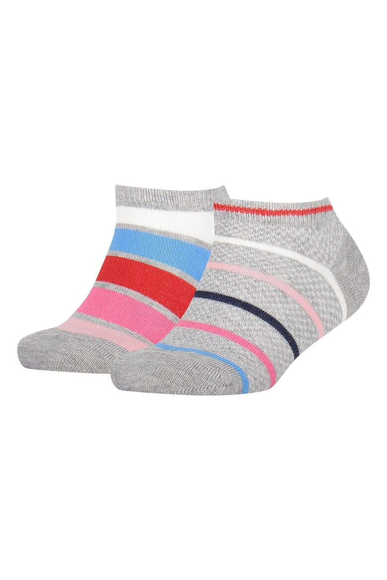 Tommy Hilfiger Чорапи до глезена с райе - 2 чифта - Pepit.bg