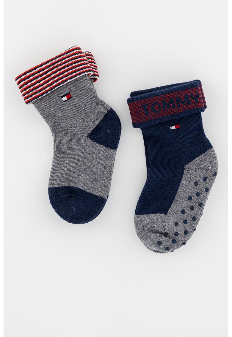 Tommy Hilfiger Чорапи с прегъване и лого 2 чифта - Pepit.bg