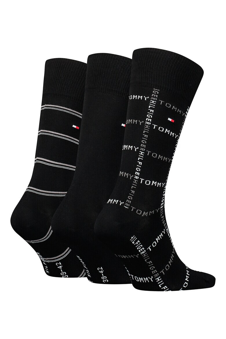 Tommy Hilfiger Чорапи с принт - 3 чифта - Pepit.bg