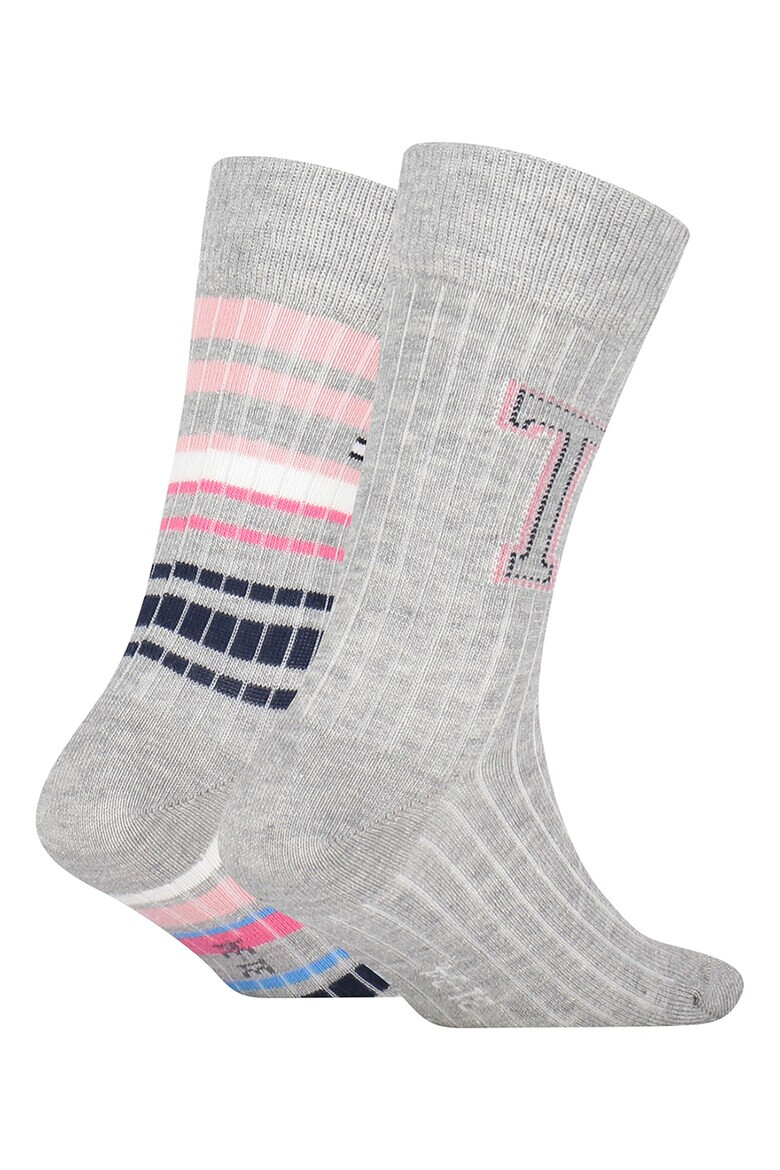 Tommy Hilfiger Чорапи с шарки - 2 чифта - Pepit.bg