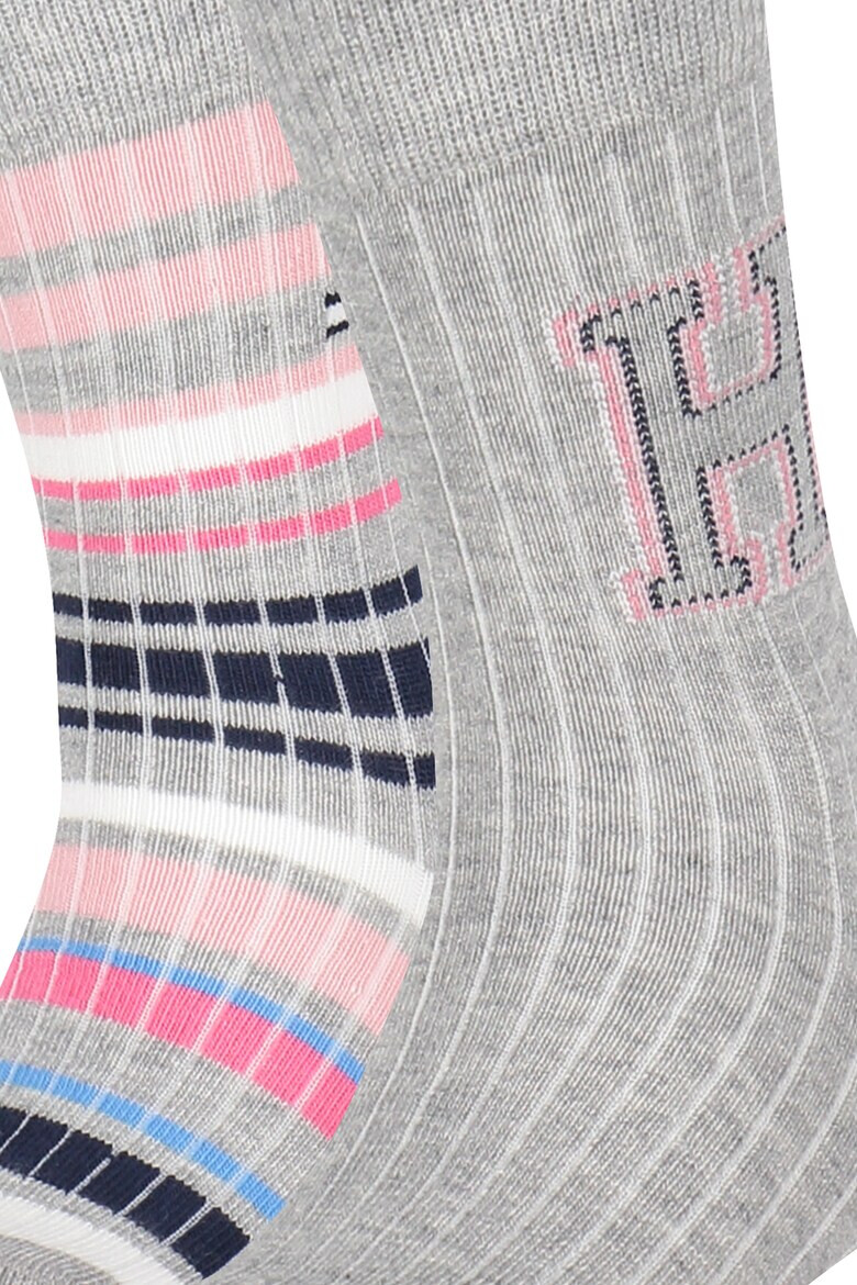 Tommy Hilfiger Чорапи с шарки - 2 чифта - Pepit.bg