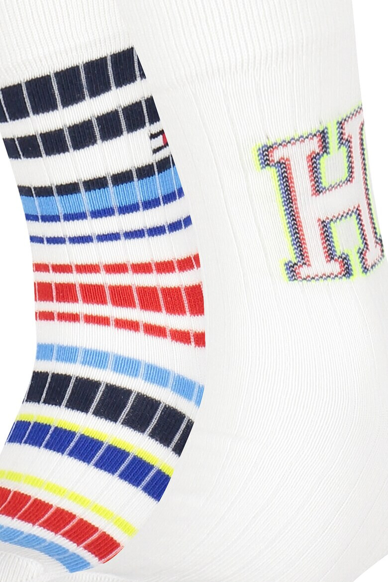 Tommy Hilfiger Чорапи с шарки - 2 чифта - Pepit.bg