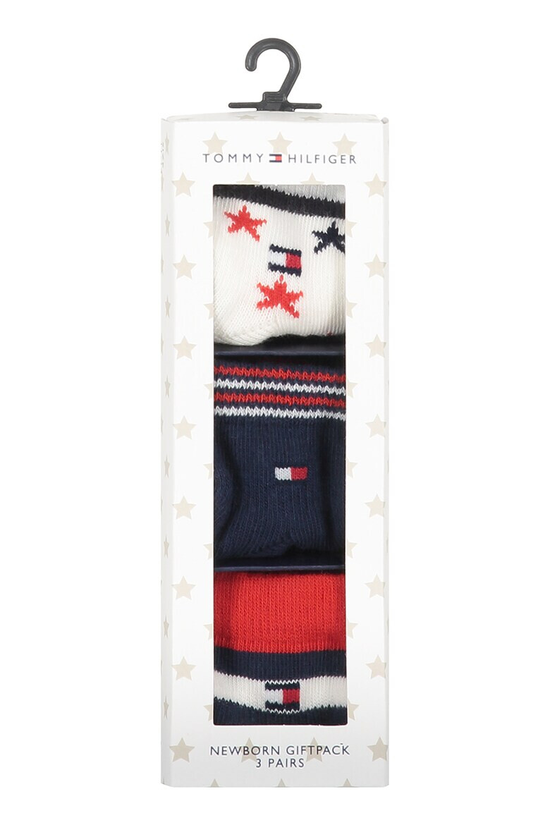 Tommy Hilfiger Чорапи с шарки - 2 чифта - Pepit.bg