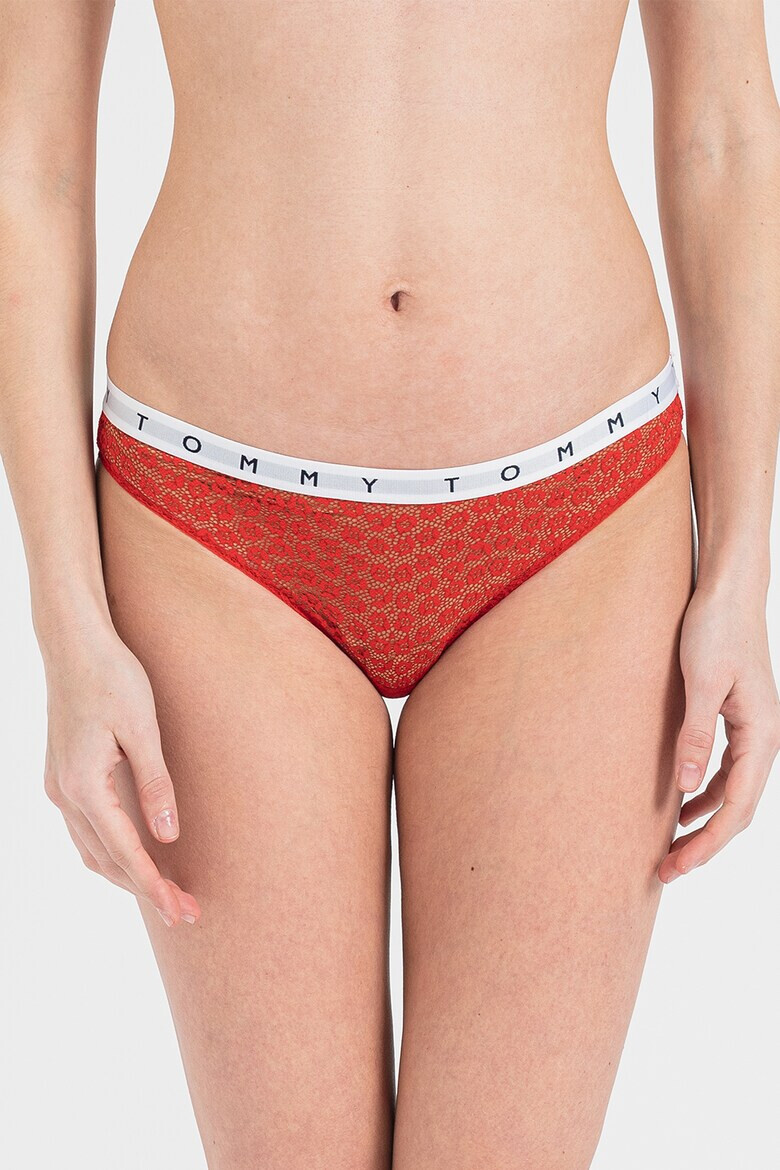 Tommy Hilfiger Дантелени бикини с лого - 3 чифта - Pepit.bg