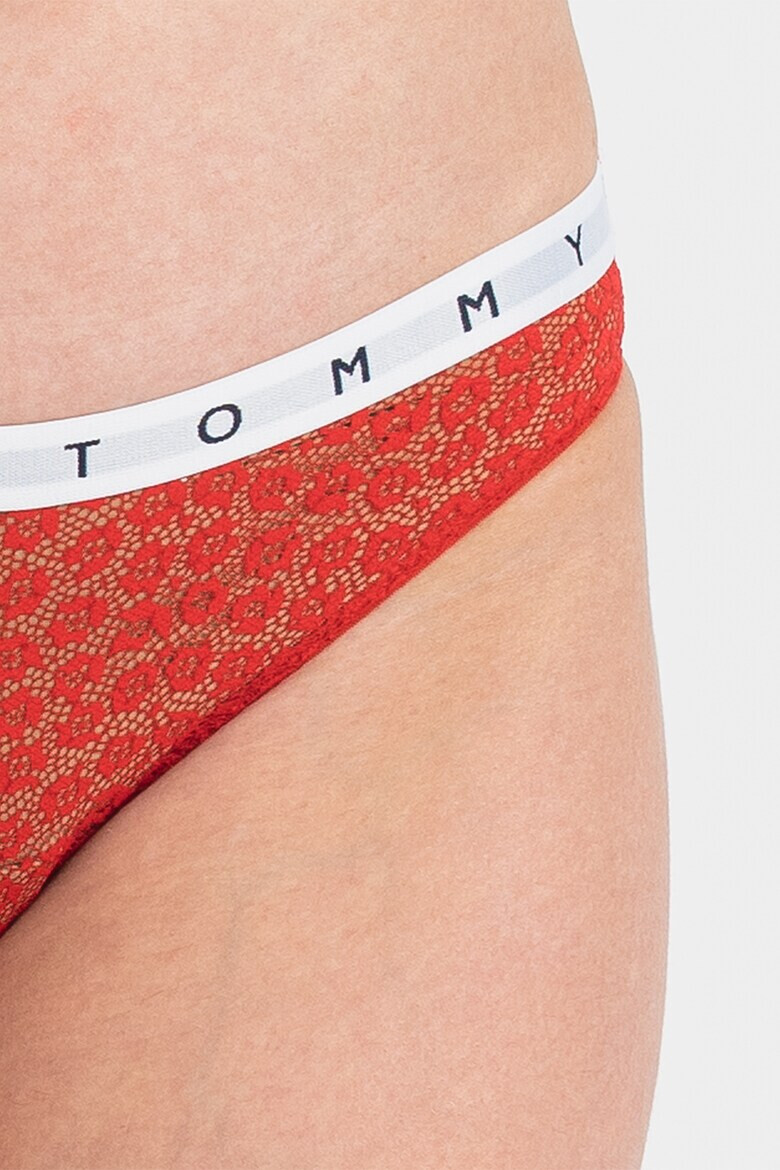 Tommy Hilfiger Дантелени бикини с лого - 3 чифта - Pepit.bg