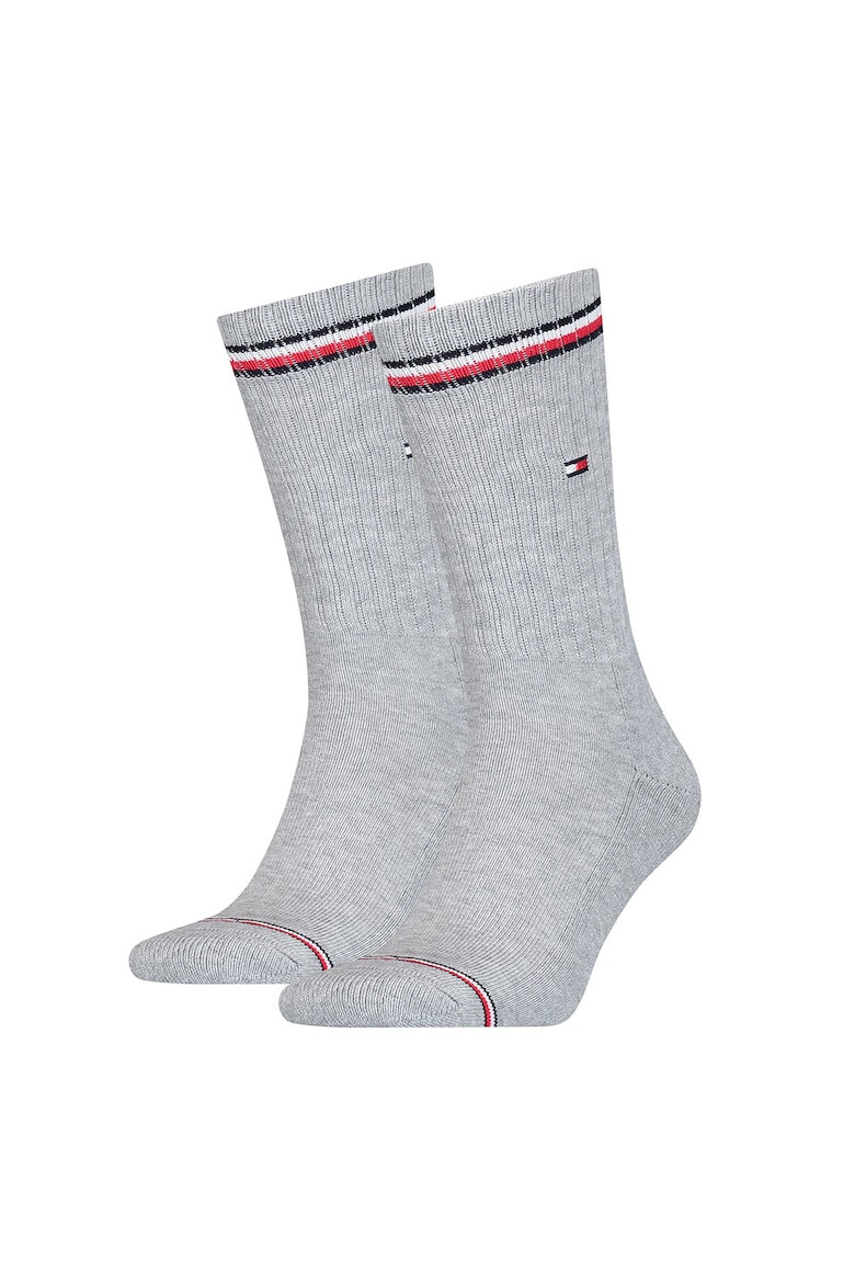 Tommy Hilfiger Дълги чорапи 14175 с лого - 4 чифта - Pepit.bg