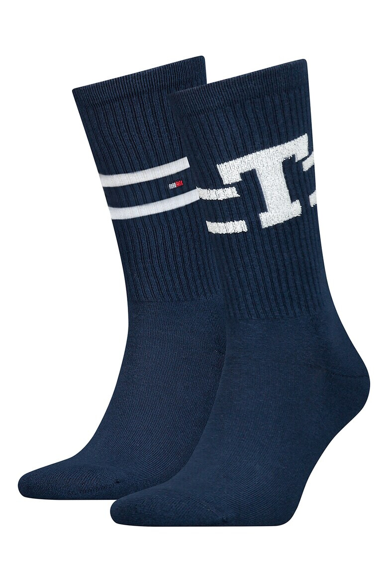 Tommy Hilfiger Дълги чорапи на райе - 2 чифта - Pepit.bg