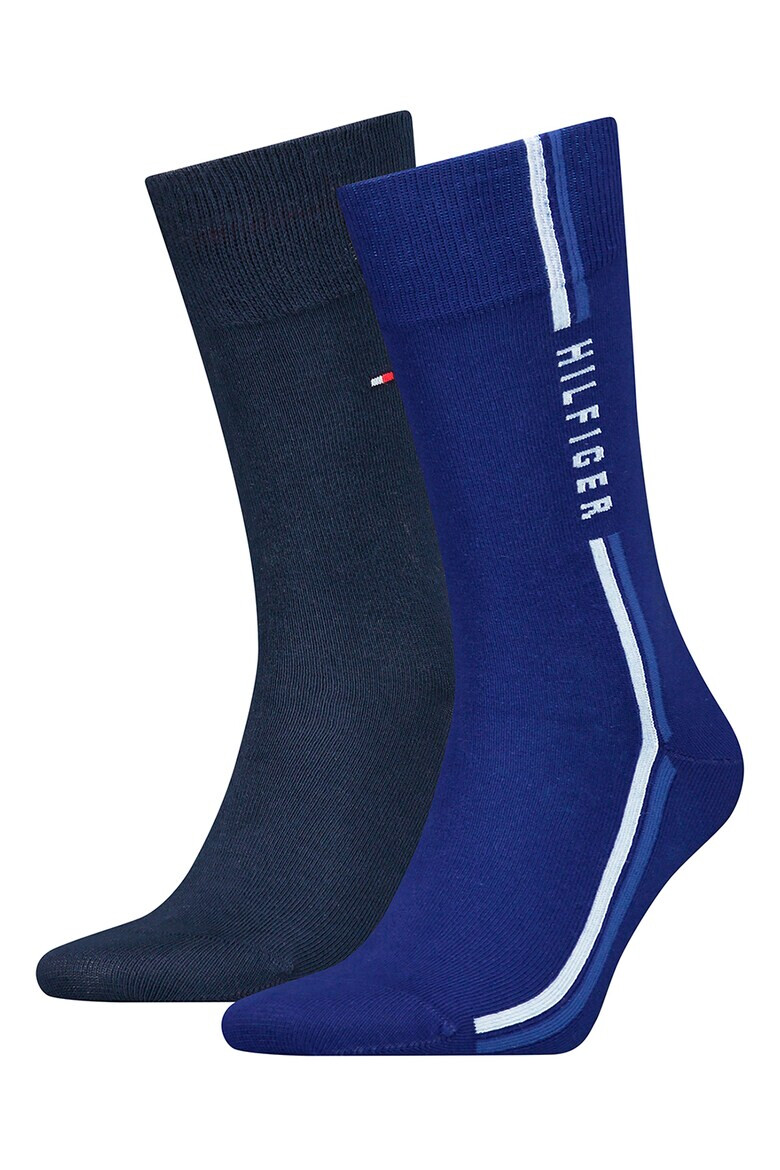 Tommy Hilfiger Дълги чорапи с лого - 2 чифта - Pepit.bg