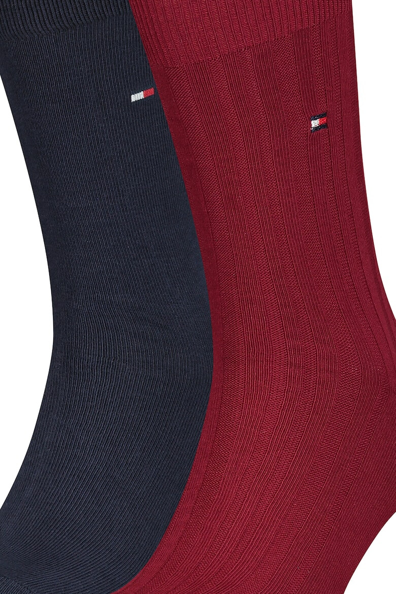 Tommy Hilfiger Дълги чорапи с органичен памук - 2 чифта - Pepit.bg